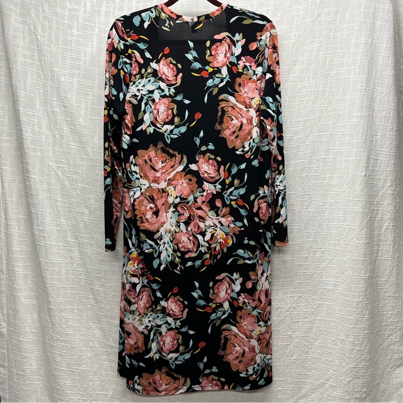 Torrid Black Floral Cardigan - Plus Size 00 - Picture 10 of 11